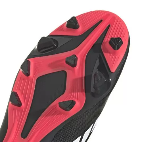 ADIDAS PREDATOR CLUB FG/MG - CBLACK/FTWWHT/LUCRED