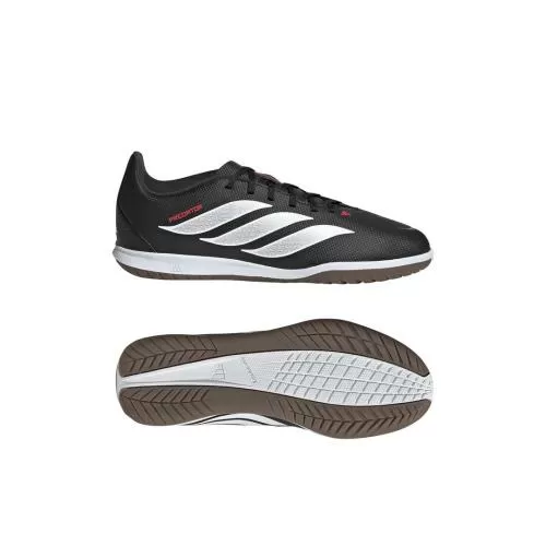 ADIDAS PREDATOR CLUB IN SALA J - CBLACK/FTWWHT/LUCRED