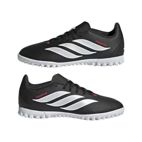 ADIDAS PREDATOR CLUB TF J - CBLACK/FTWWHT/LUCRED