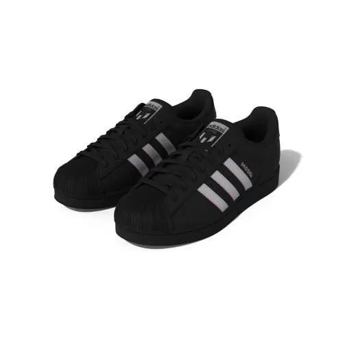 ADIDAS SUPERSTAR MESSI - CBLACK/SILVMT/PURRUB