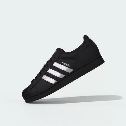 ADIDAS SUPERSTAR MESSI - CBLACK/SILVMT/PURRUB