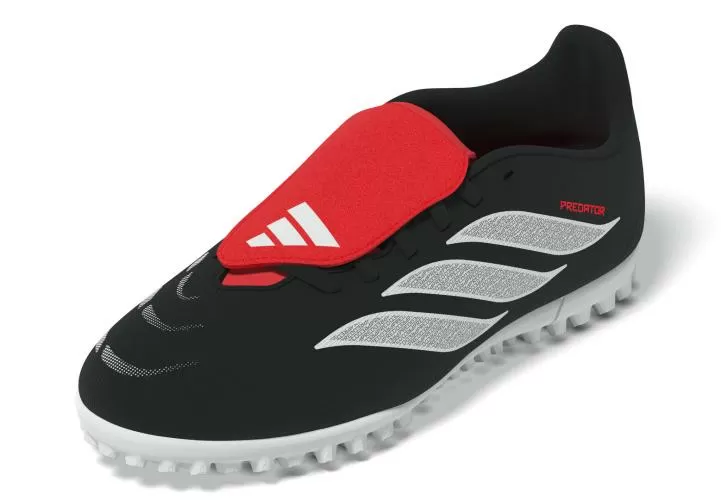 ADIDAS PREDATOR CLUB FT TF J - CBLACK/FTWWHT/LUCRED