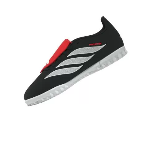 ADIDAS PREDATOR CLUB FT TF J - CBLACK/FTWWHT/LUCRED