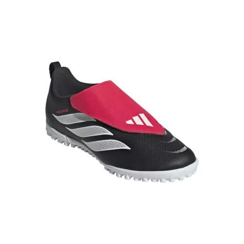 ADIDAS PREDATOR CLUB VEL TF J - CBLACK/FTWWHT/LUCRED