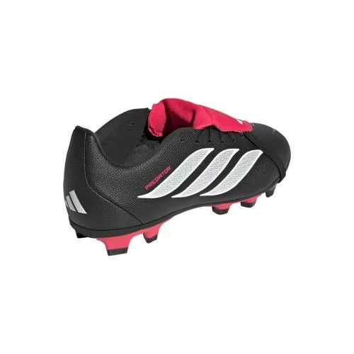 ADIDAS PREDATOR CLUB FT FG/MG J - CBLACK/FTWWHT/LUCRED