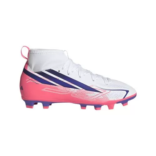 ADIDAS F50 HYPERFAST CLUB MID FG/MG J - FTWWHT/SOLPUR/SOLTUR