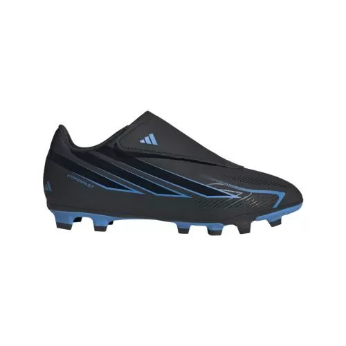 ADIDAS F50 HYPERFAST CLUB VEL FG/MG J - CBLACK/CBLACK/LURABL