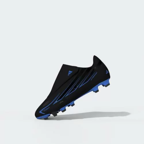 ADIDAS F50 HYPERFAST CLUB VEL FG/MG J - CBLACK/CBLACK/LURABL