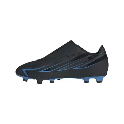 ADIDAS F50 HYPERFAST CLUB VEL FG/MG J - CBLACK/CBLACK/LURABL