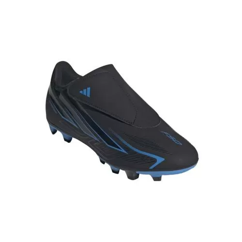 ADIDAS F50 HYPERFAST CLUB VEL FG/MG J - CBLACK/CBLACK/LURABL
