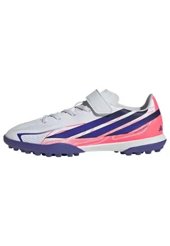 ADIDAS F50 HYPERFAST CLUB H&L TF J - FTWWHT/SOLPUR/SOLTUR