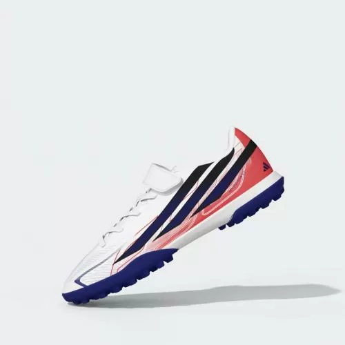 ADIDAS F50 HYPERFAST CLUB H&L TF J - FTWWHT/SOLPUR/SOLTUR