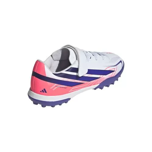ADIDAS F50 HYPERFAST CLUB H&L TF J - FTWWHT/SOLPUR/SOLTUR