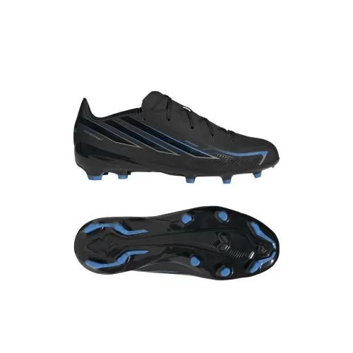 ADIDAS F50 HYPERFAST LEAGUE FG J - CBLACK/CBLACK/LURABL
