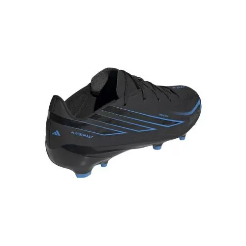 ADIDAS F50 HYPERFAST LEAGUE FG J - CBLACK/CBLACK/LURABL