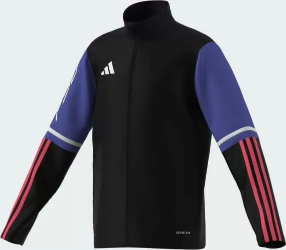 ADIDAS F50 TR JKT Y - BLACK/SOLPUR/WHITE