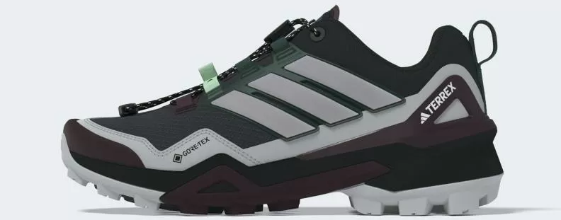ADIDAS TERREX SKYCHASER GTX W - CBLACK/GREONE/MAROON