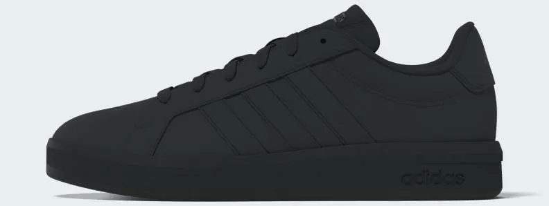 ADIDAS GRAND COURT 3.0 J - CBLACK/CBLACK/CBLACK
