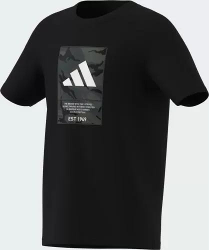 ADIDAS J CAMO BOX T - BLACK