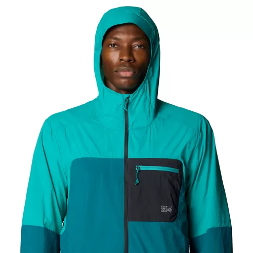 Mountain Hardwear M Wind Veil™ Hooded Jacket GRÜN