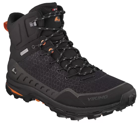 VIKING RASK SPIKES GTX M - black/orange