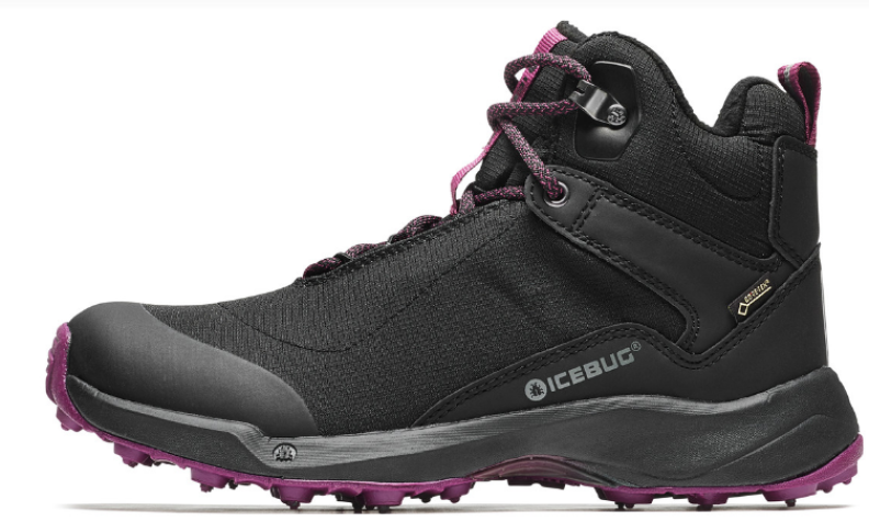 ICEBUG PACE3 W BUGrip gtx - black/dk.hibiscus