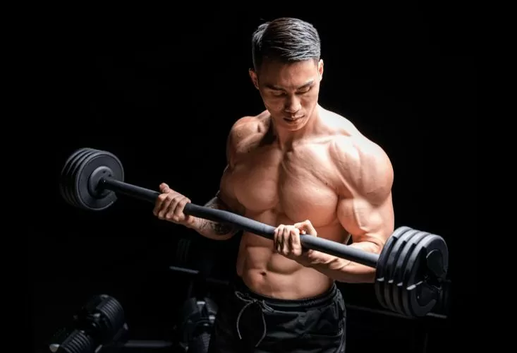 Byzoomfitness Pure Series 36.3Kg verstellb. Langhantel - schwarz