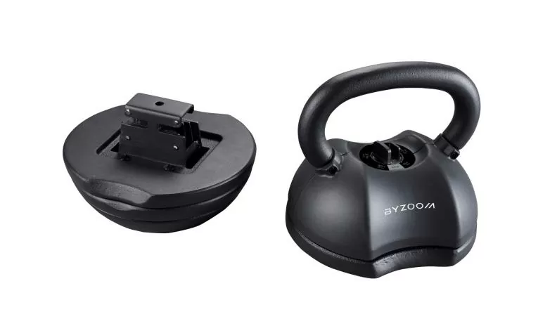 Byzoomfitness Pure Series 18Kg verstellb. Kettlebell - schwarz