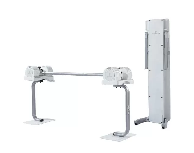 Byzoomfitness Dumbbell stand for 5.6/11.3/12.5Kg adjustable dumbbells - white