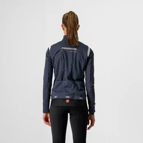 Castelli Alpha RoS 2 W Jacket - Dark Steel Blue/Soft Pink-Soft Pink Castelli Alpha RoS 2 W Jacket - Dark Steel Blue/Soft Pink-Soft Pink