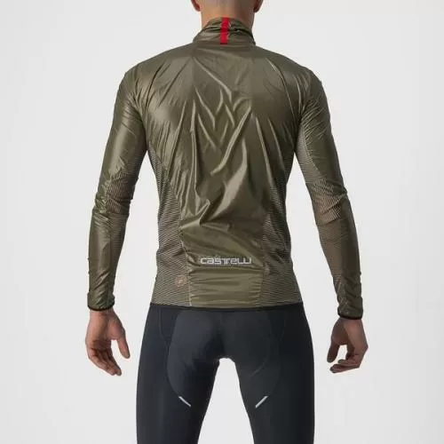 Castelli Aria Shell Jacket - Moss Brown