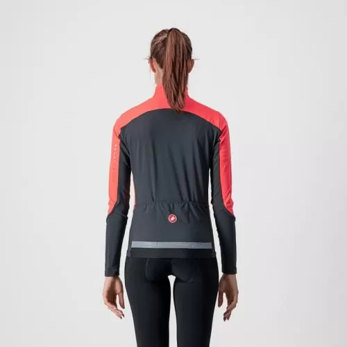 Castelli Beta RoS W Jacket - Brilliant Pink/Dark Gray