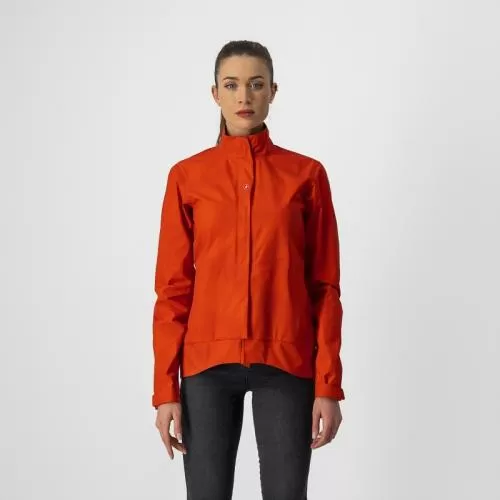 Castelli Commuter W Reflex Jacket - Fiery Red