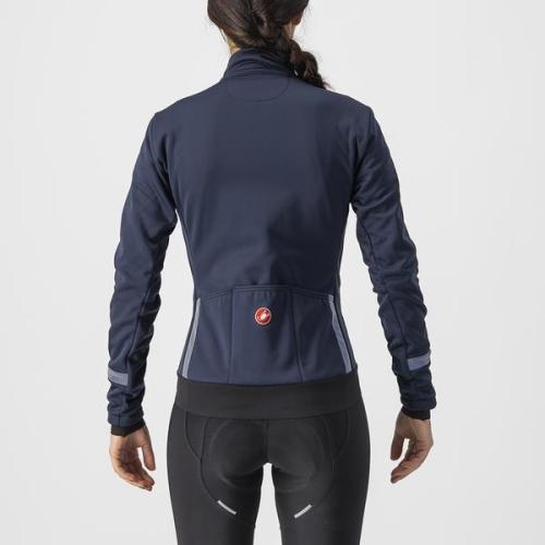 Castelli Dinamica 2 Jacket - Savile Blue/Silver Reflex
