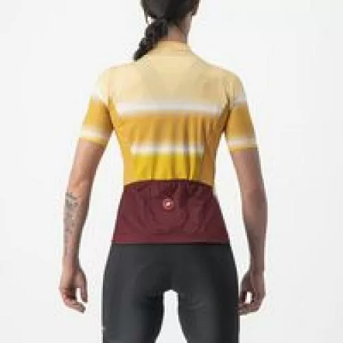 Castelli Dolce Jersey - Sand/Bordeaux