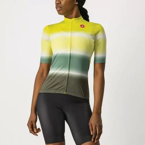 Castelli Dolce Jersey - Sulphur/Military Green