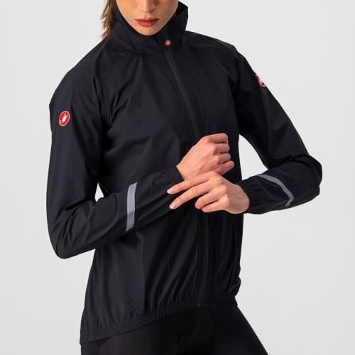 Castelli Emergency 2 W Rain Jacket - Light Black