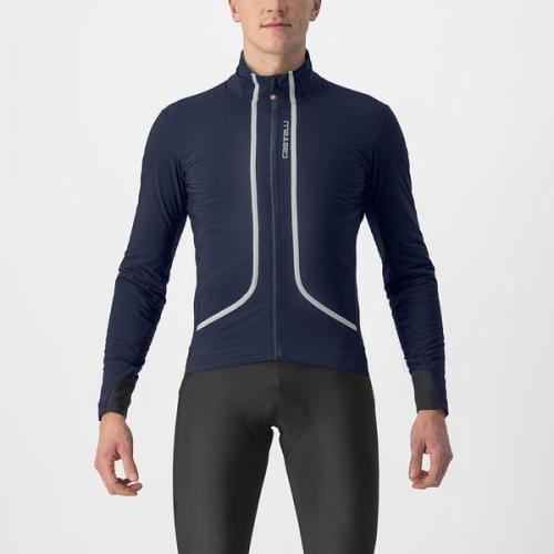 Castelli Flight Jacket Air - Savile Blue/Silver Gray-Steel Blue (Grösse: L)