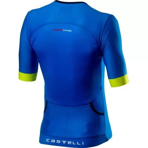 Castelli Free Speed 2 Race Top - Drive Blue