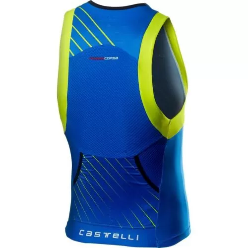 Castelli Free Tri Top - Drive Blue
