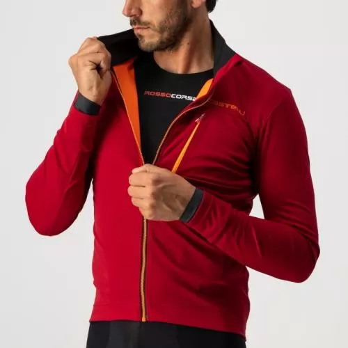 Castelli Go Jacket - Pro Red/Brilliant Orange