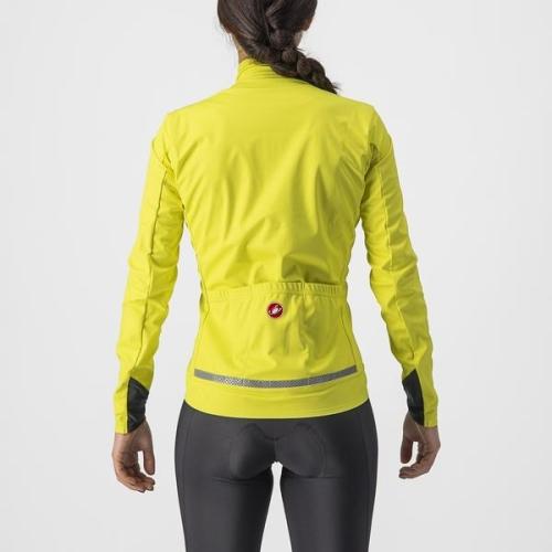 Castelli Go W Jacket - Brilliant Yellow/Dark Gray
