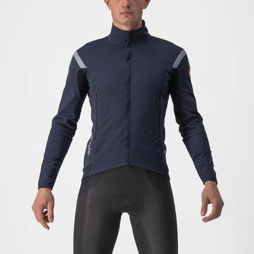 Einzelstück Castelli Perfetto RoS 2 Jacket - Savile Blue/Silver Gray