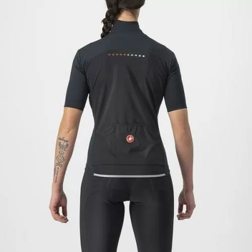 Castelli Perfetto RoS 2W Wind Jersey - Light Black