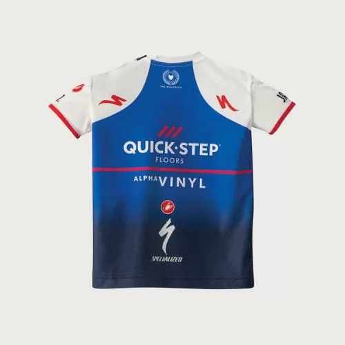 Castelli Quick-Step Alpha Vinyl Infant Jersey - Belgian Blue/White