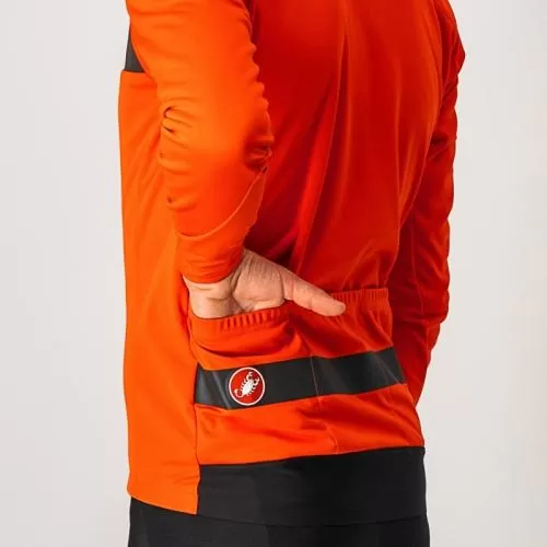 Castelli Raddoppia 3 Jacket - Fiery Red/Black Reflex