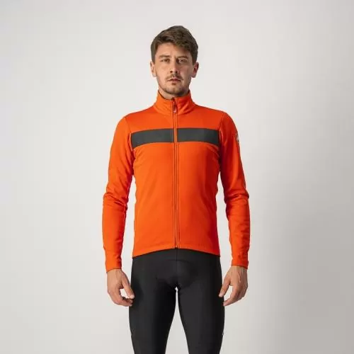 Castelli Raddoppia 3 Jacket - Fiery Red/Black Reflex