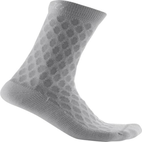 Castelli Sfida 13 Sock - Silver Gray/White