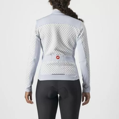 Castelli Sfida 2 Jersey FZ - Silver Gray/White