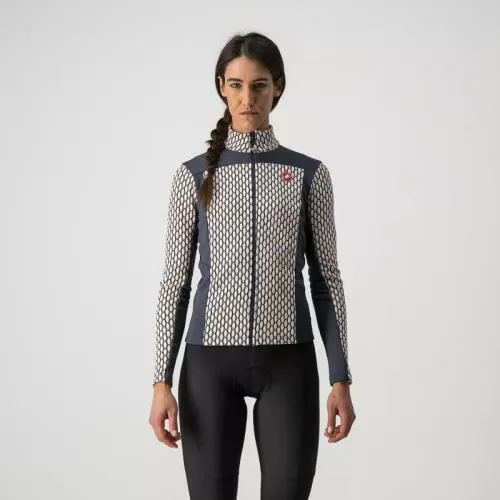 Castelli Sfida 2 Jersey FZ - Soft Pink/Dark Steel Blue